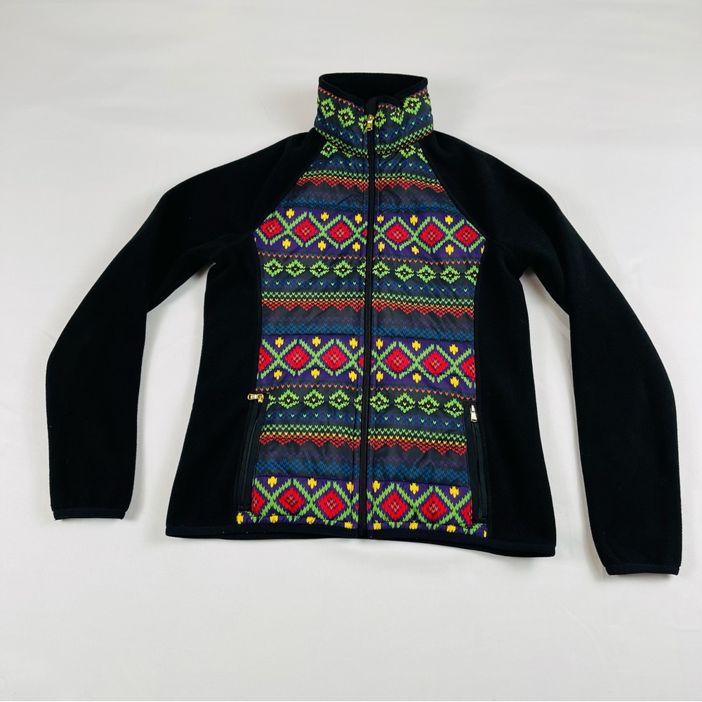 Lauren Ralph Lauren Women’s Colorful Aztec Fleece Jacket Size: Small